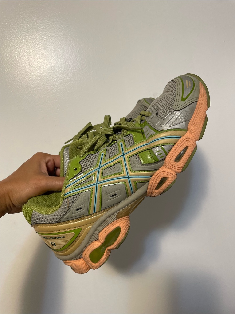 ASICS x Kiko Kostadinov UB3-S Gel-Nimbus 9 "Abbey Stone women US10